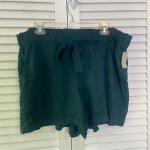Maurices | High Rise Forest Green Shorts | Size XXL